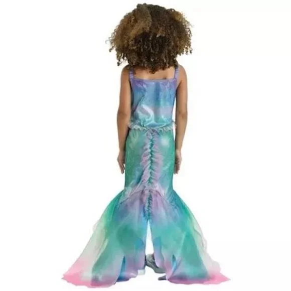 Disney's The Little Mermaid Ariel Child Large 12-14 Halloween Costume, Dress Up. - Picture 2 of 8